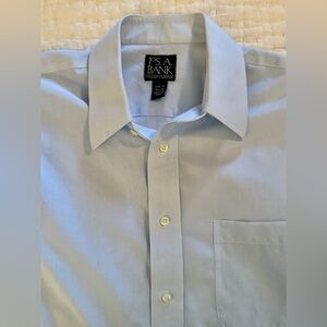 Men's Classic Blue Dress Shirt (Traveler’s Collection)